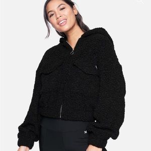 Hurley Teddy Bear Bomber- Black size M